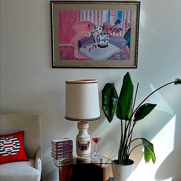 Patriotic Elegance: Red, White & Blue Mega Tall Table Lamp – Exquisite Luxury - Picture 10 of 12